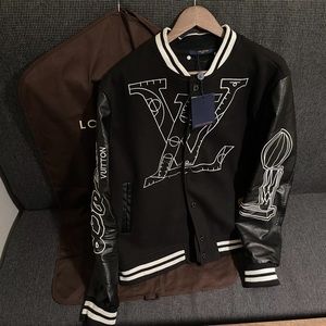 LVXNBA LEATHER BASKETBALL JACKET  - 1A8WUA